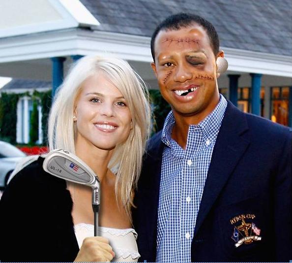 tiger woods accident photo